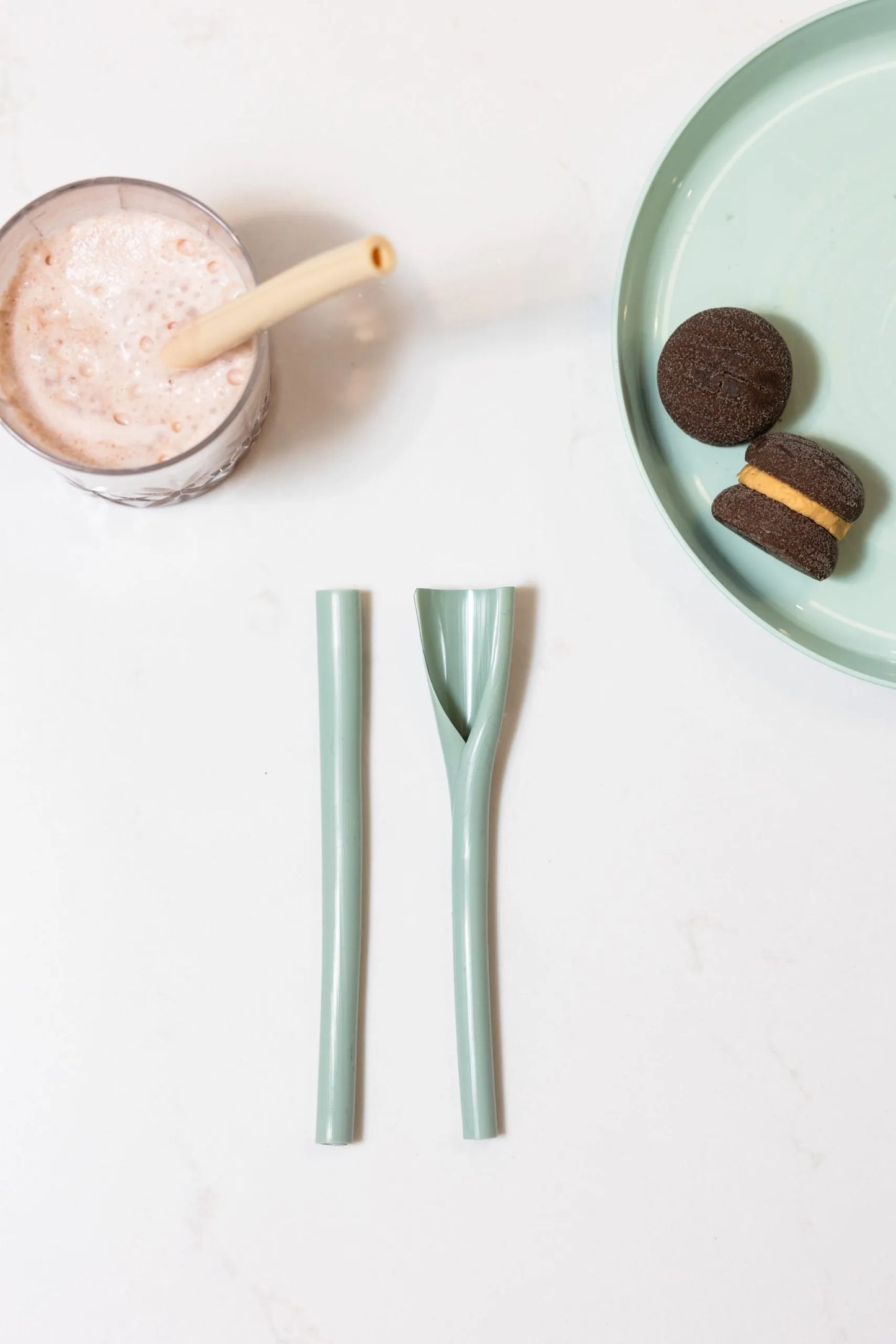 Flex and Roll Silicon Straws - Set of 6