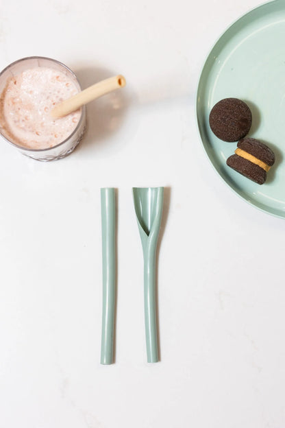 Flex and Roll Silicon Straws - Set of 6