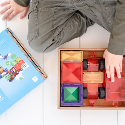 Magnetic Tiles - 24 pc Rainbow Motion Pack