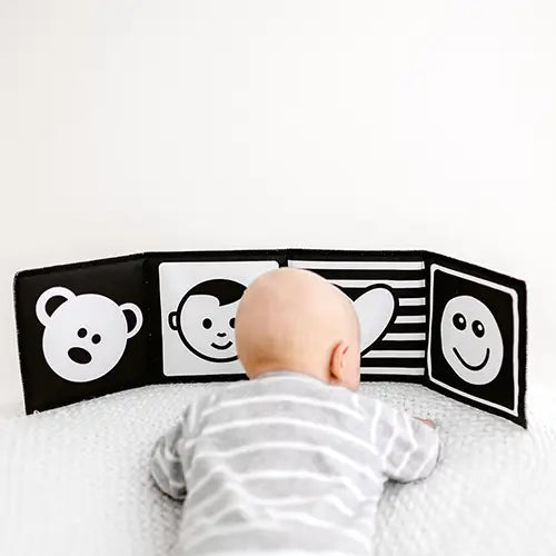 Faces for Baby Black and White Cloth Book