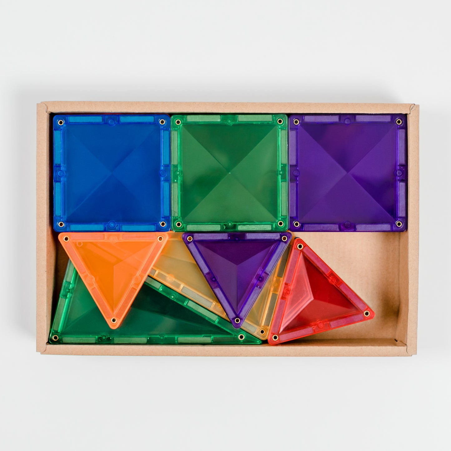 Magnetic Tiles - 24 pc Rainbow Mini Pack