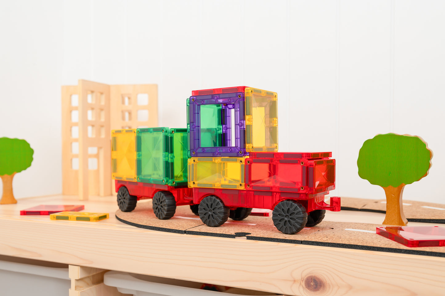 Magnetic Tiles - 24 pc Rainbow Motion Pack