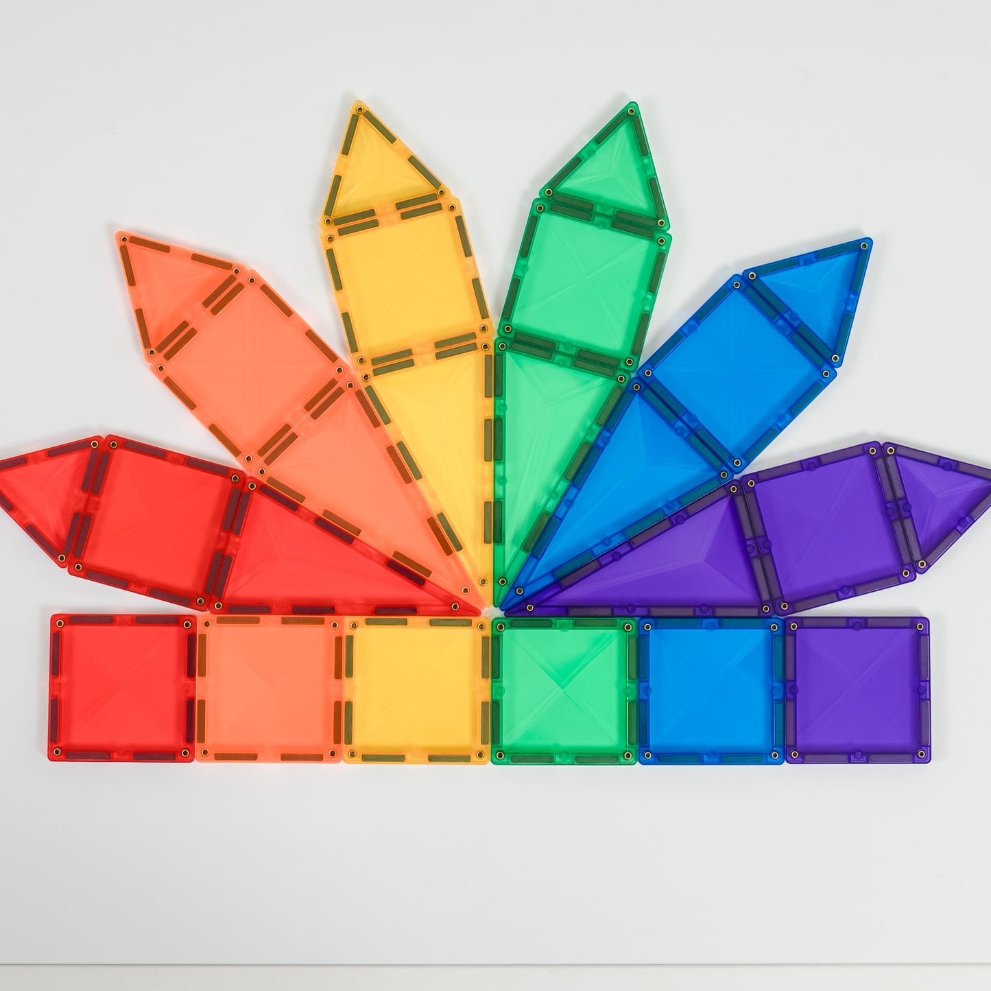 Magnetic Tiles - 24 pc Rainbow Mini Pack