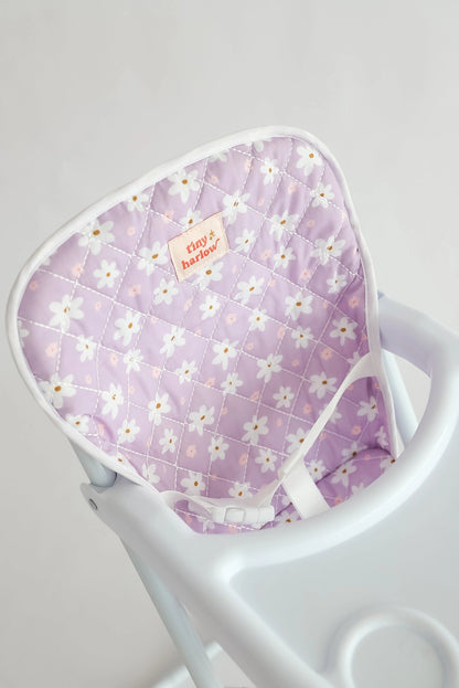 PRE ORDER - Doll's High Chair - Lilac Daisy