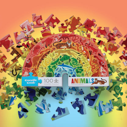Rainbow Puzzle 100 pc - Animals
