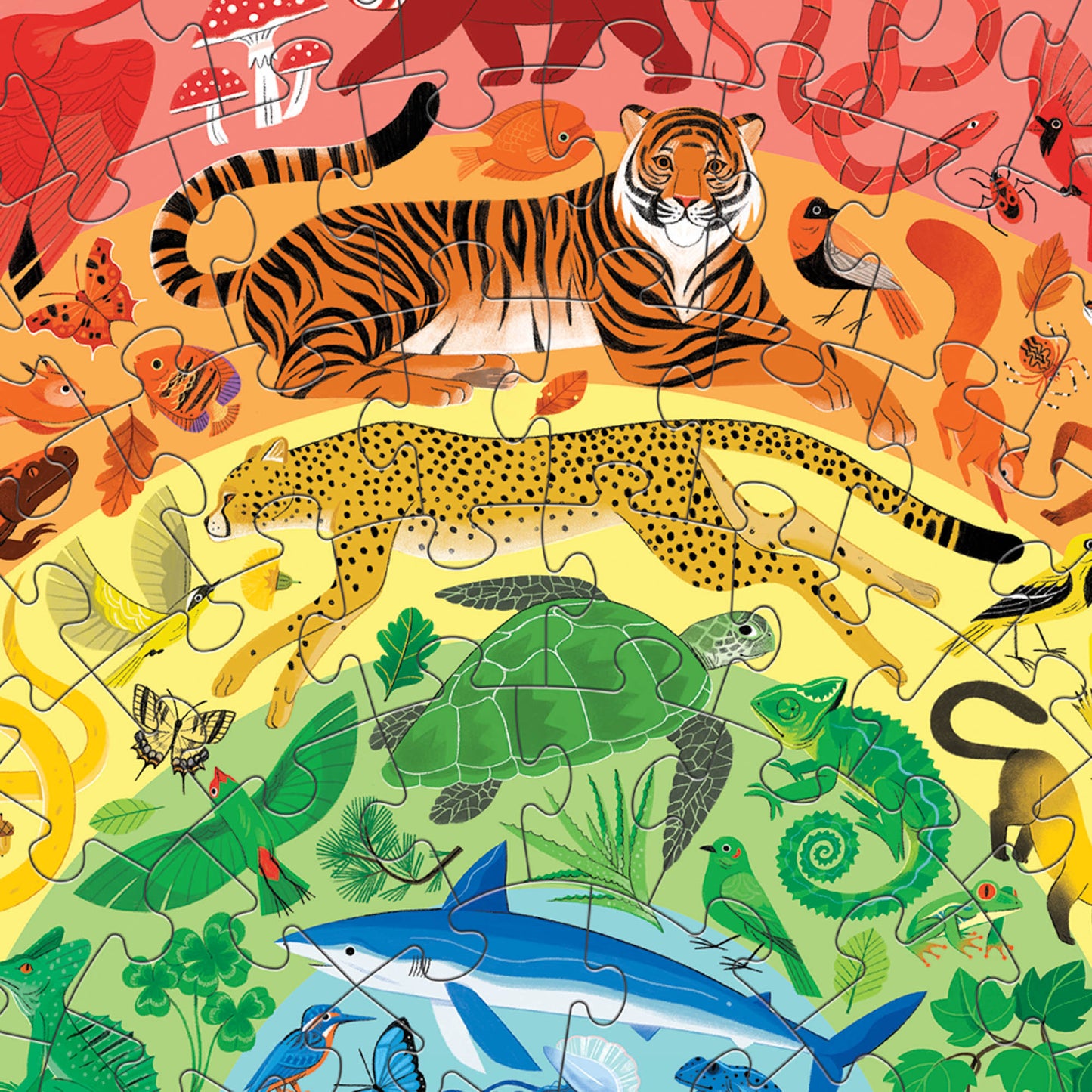 Rainbow Puzzle 100 pc - Animals