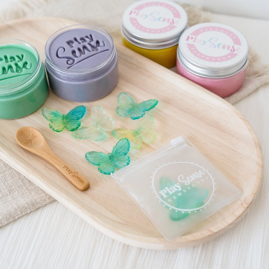 PRE ORDER - Gemstones - Green & Yellow Butterflies