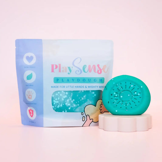 Play Dough - Glitter Teal - Sour Lolly Scented