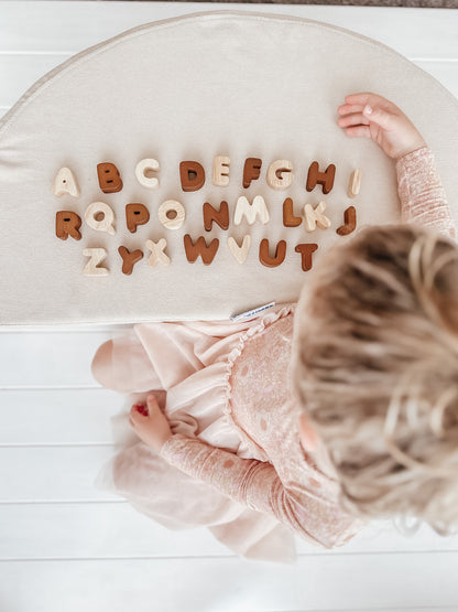 Wooden Upper Case Letters