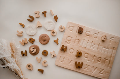 Wooden Upper Case Letters