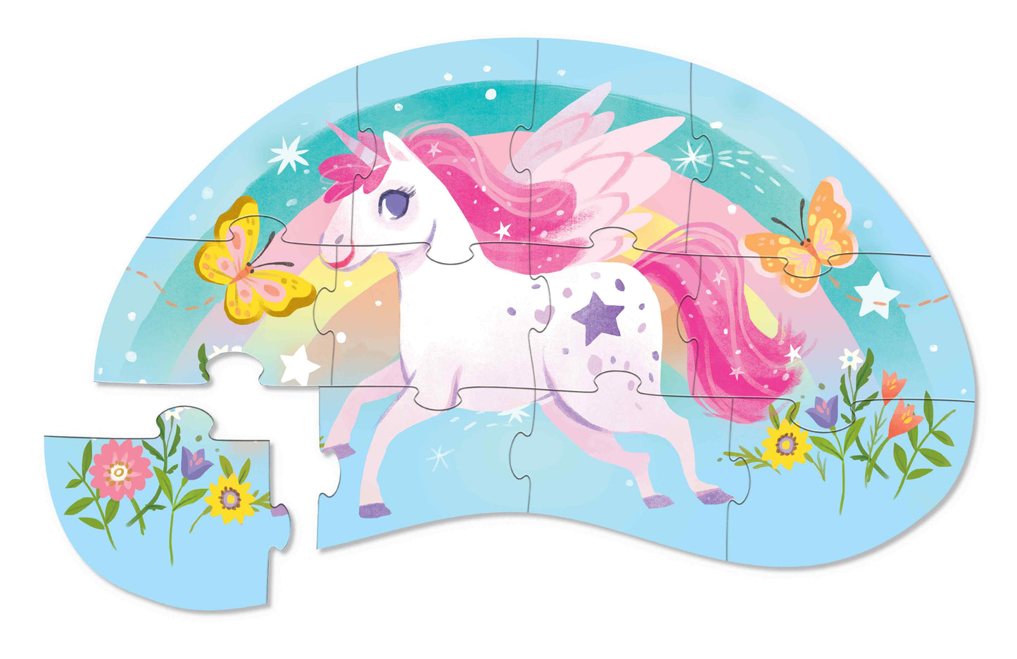 Mini Puzzle 12 pc - Sweet Unicorn