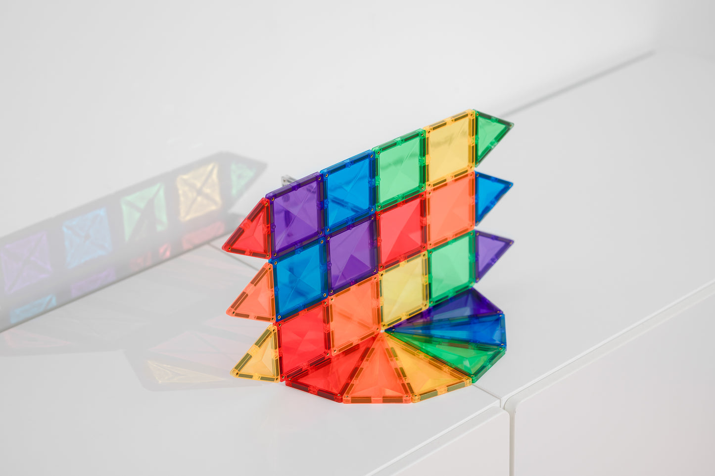 Magnetic Tiles - 24 pc Rainbow Mini Pack