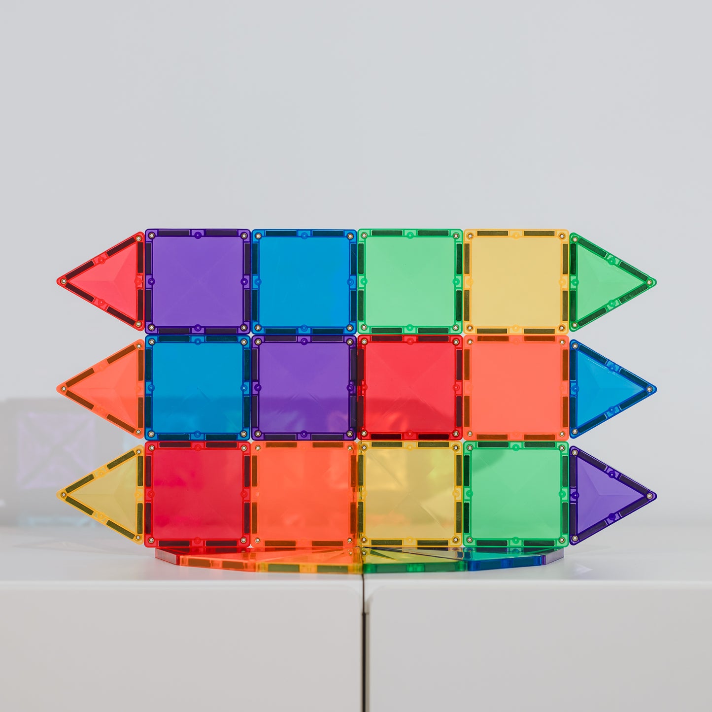 Magnetic Tiles - 24 pc Rainbow Mini Pack