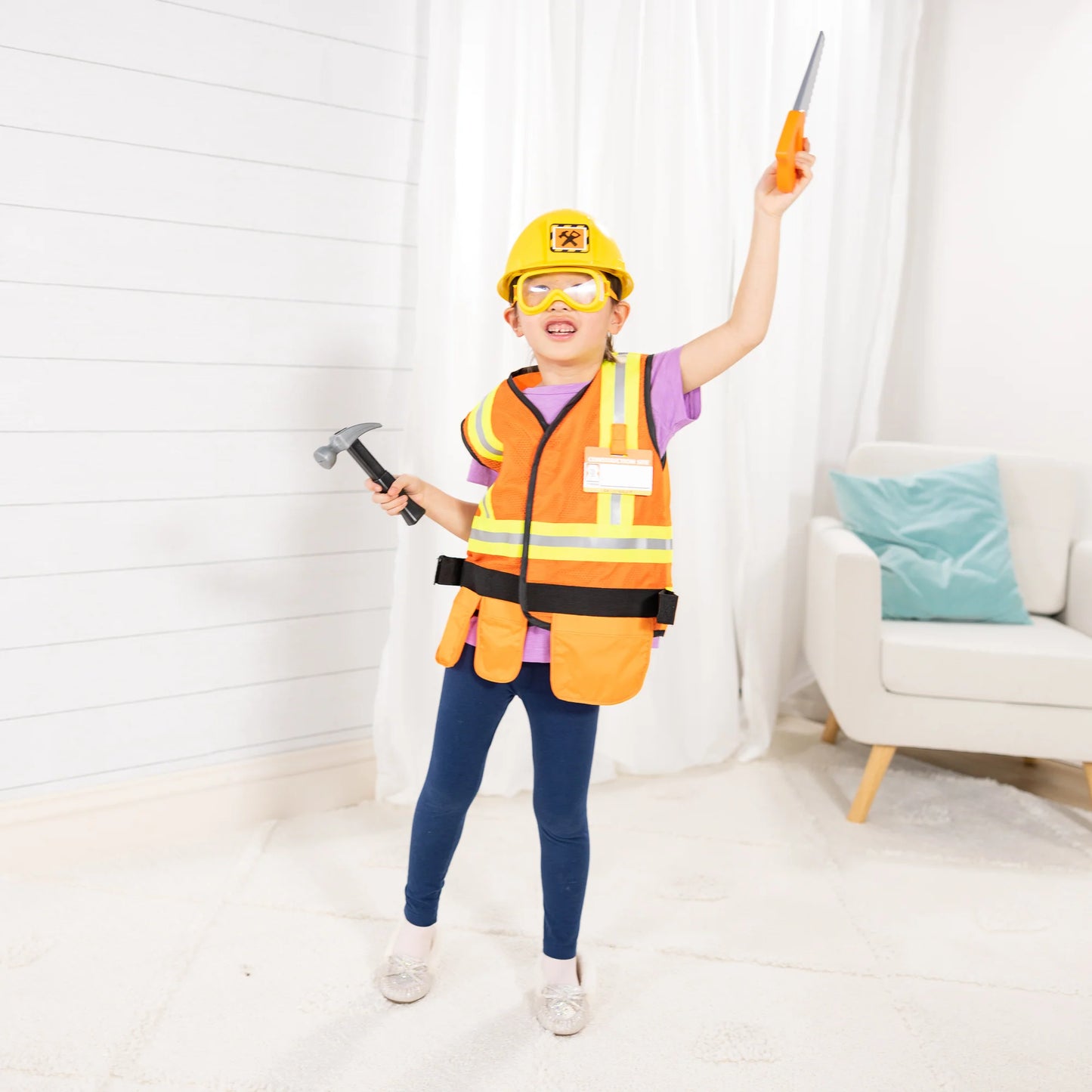 Construction Worker Costume Set