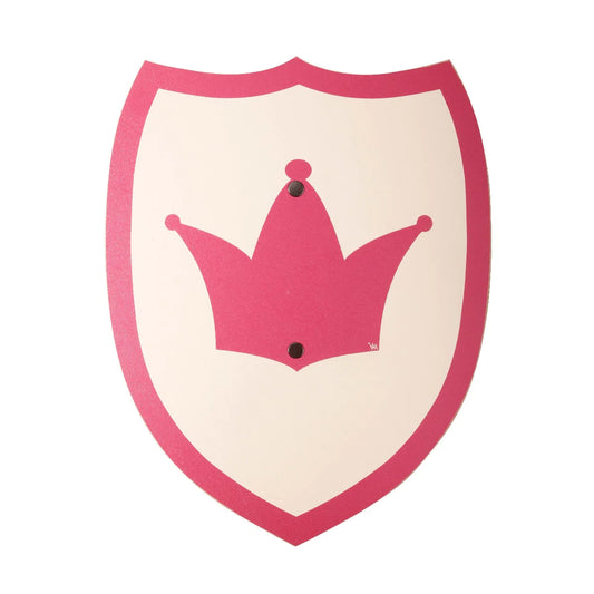 Wooden Play Shield - Princess Pink