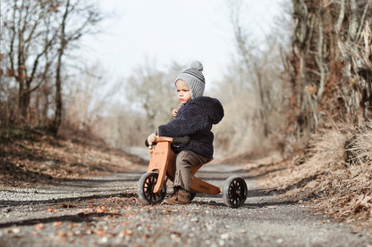 Kinderfeets 2 in 1 Tiny Tot Trike and Balance Bike - Bamboo