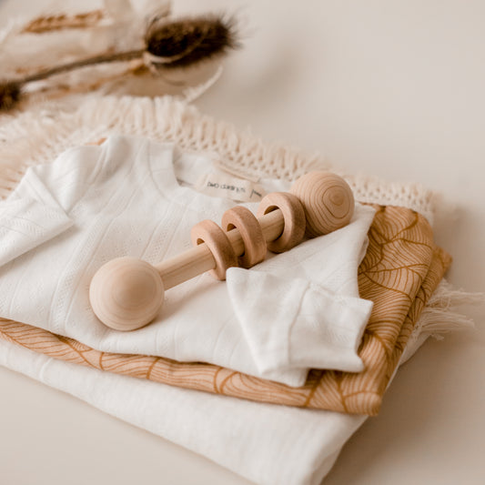 Wooden Grasping Rattle