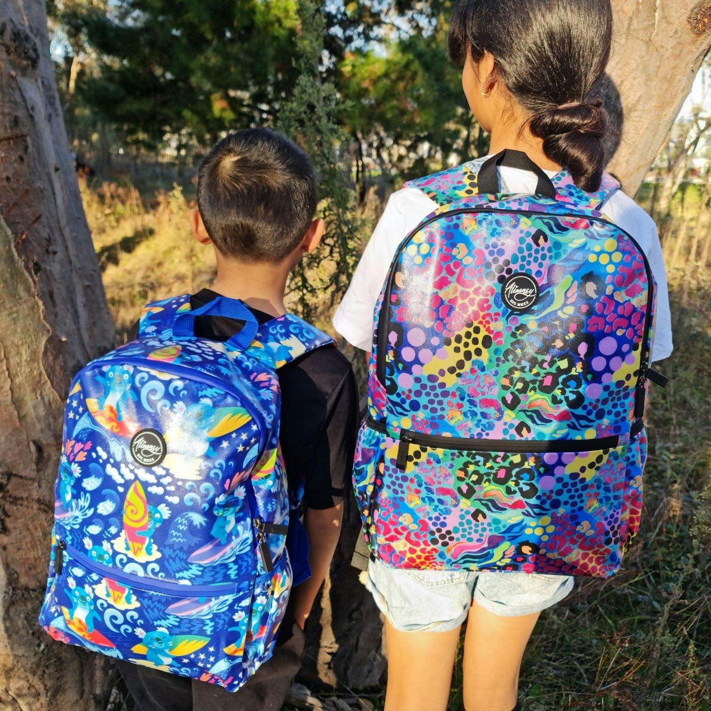 Waterproof Medium Backpack - Surf Koala
