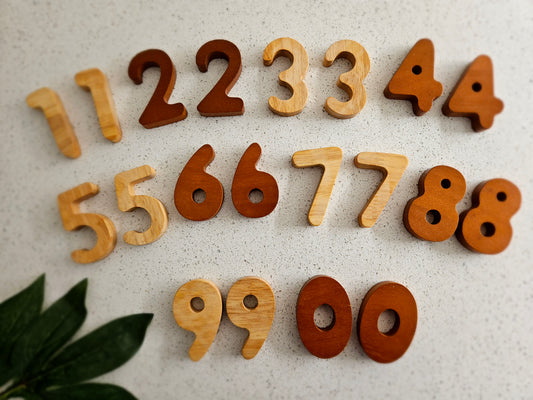 Wooden Number Set