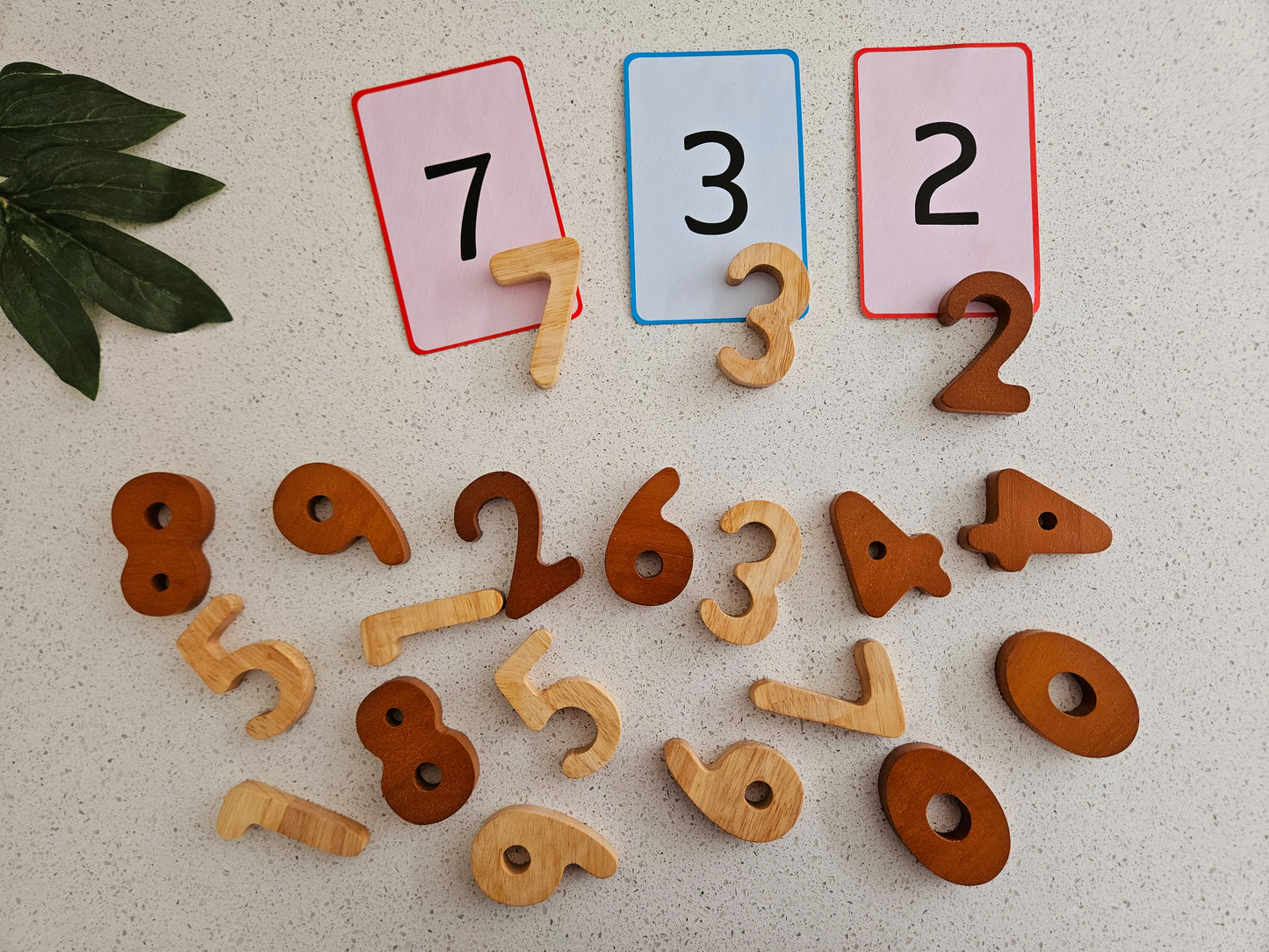 Wooden Number Set