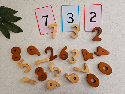 Wooden Number Set