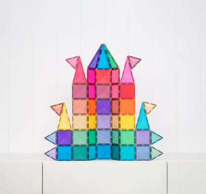 Connetix Magnetic Tiles - 48pc Glitter Pack - Castle - NEW!!!
