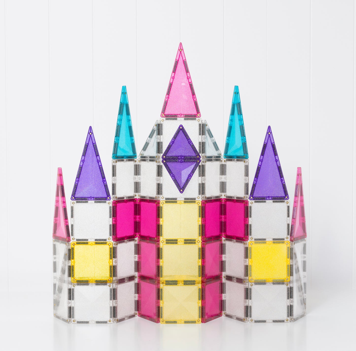 Connetix Magnetic Tiles - 56pc Glitter Pack - Unicorn - NEW!!!