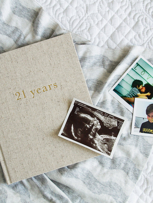 PRE ORDER - 21 Years - 21 Years of You Journal - Oatmeal