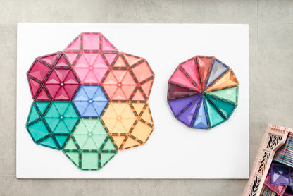 Magnetic Tiles - 202 pc Pastel Mega Pack