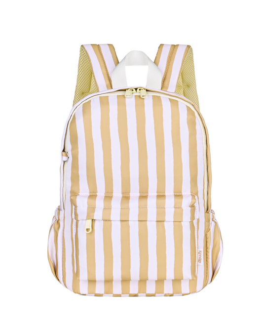 Mustard Stripe Mini Backpack