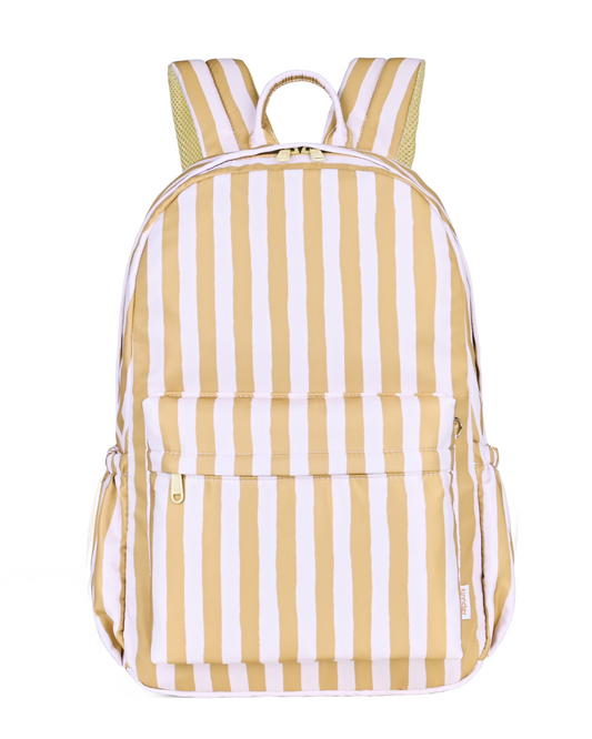 Mustard Stripe Junior Kindy/School Backpack