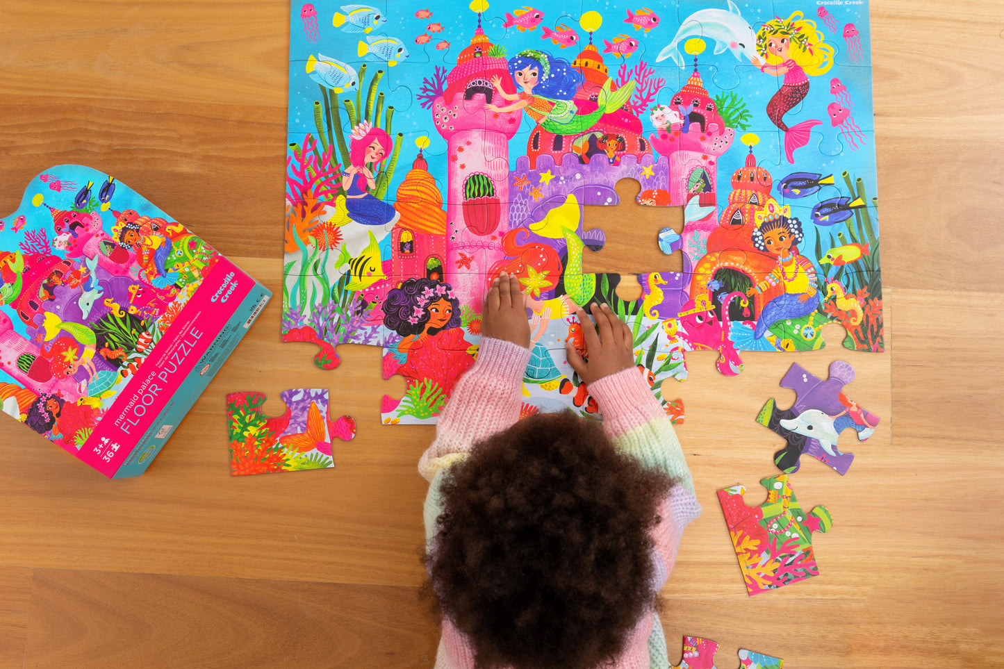 Classic Floor Puzzle 36 pc - Mermaid Palace