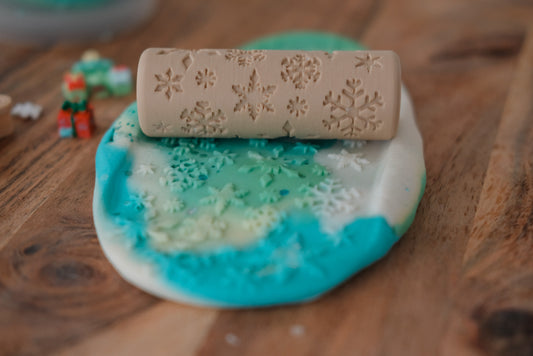 Pattern Play dough Roller - Snowflake