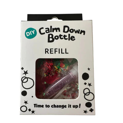 DIY Calm Down Bottle Refills - Christmas