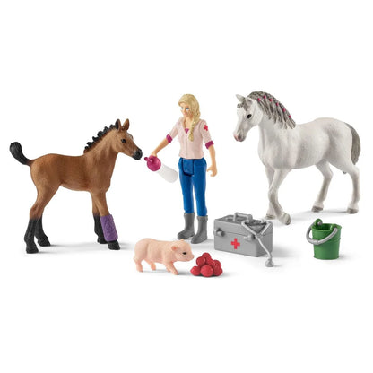 Vet Visiting Mare and Foal Set