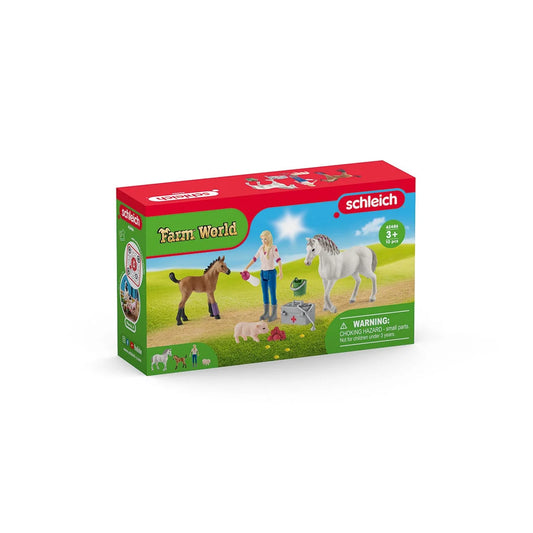 Vet Visiting Mare and Foal Set
