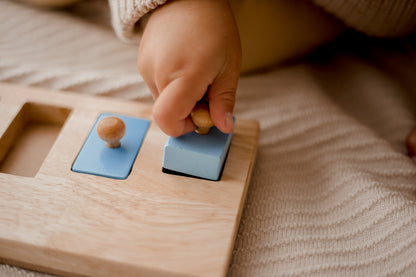 Wooden Peg Puzzle - Rectangle Seriation Puzzle