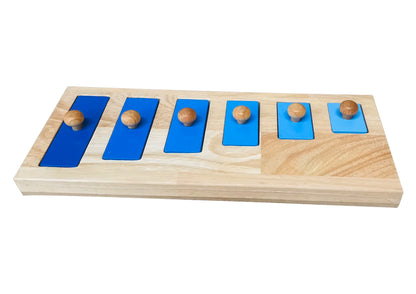 Wooden Peg Puzzle - Rectangle Seriation Puzzle