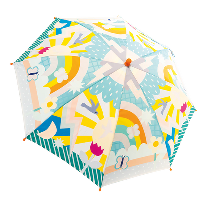 Large Colour Changing Umbrella - Rainbows