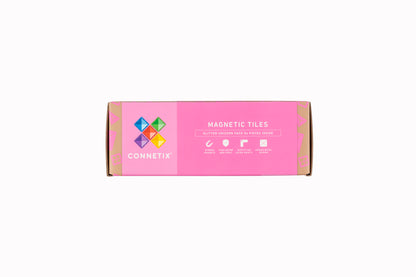 Connetix Magnetic Tiles - 56pc Glitter Pack - Unicorn - NEW!!!