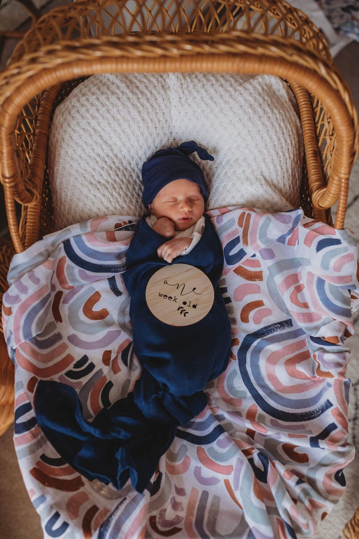 Muslin Wrap - Navy