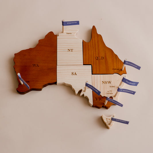 Australian Map Puzzle Play Set