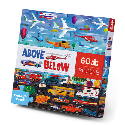 Above & Below Puzzle 60 pc - Things That Go