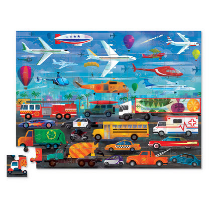 Above & Below Puzzle 60 pc - Things That Go