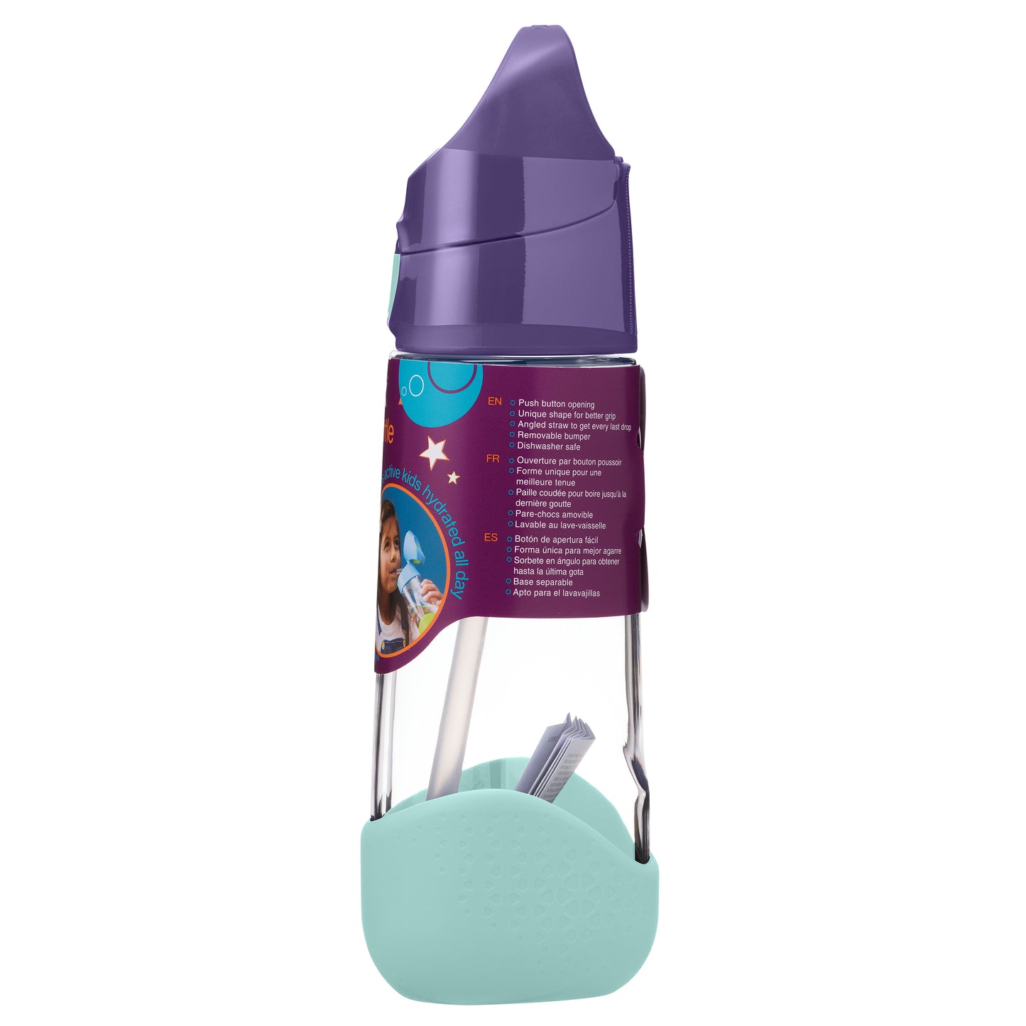 Tritan Drink Bottle - 600mls - Lilac Pop
