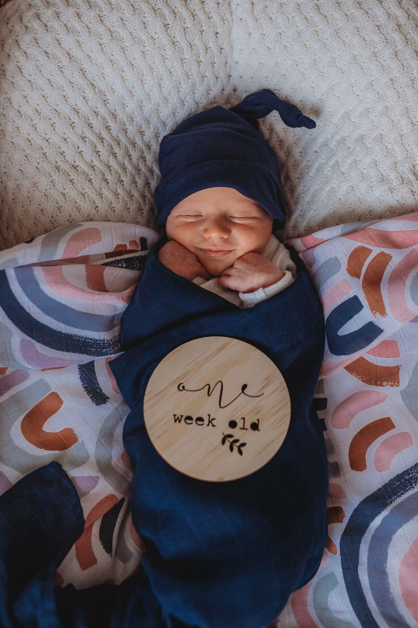Muslin Wrap - Navy