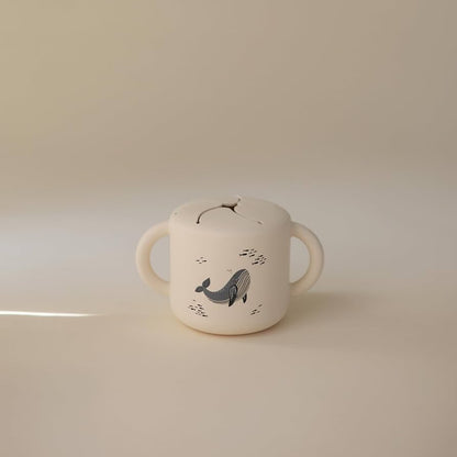 Silicone Snack Cup - Whales