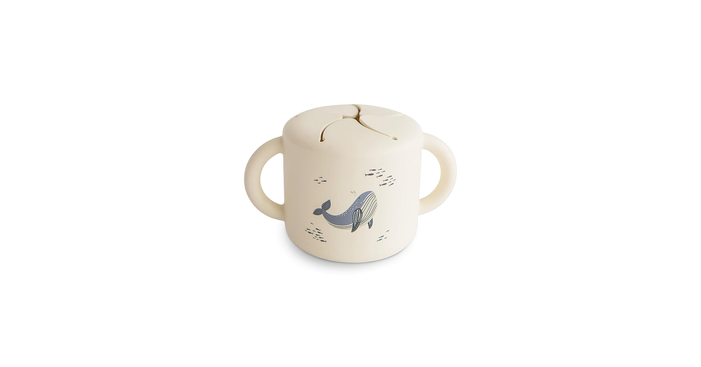Silicone Snack Cup - Whales