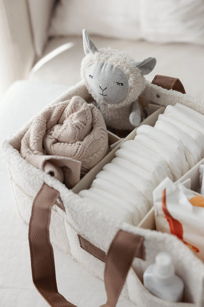 PRE ORDER - Nappy Caddy - Snow Tan