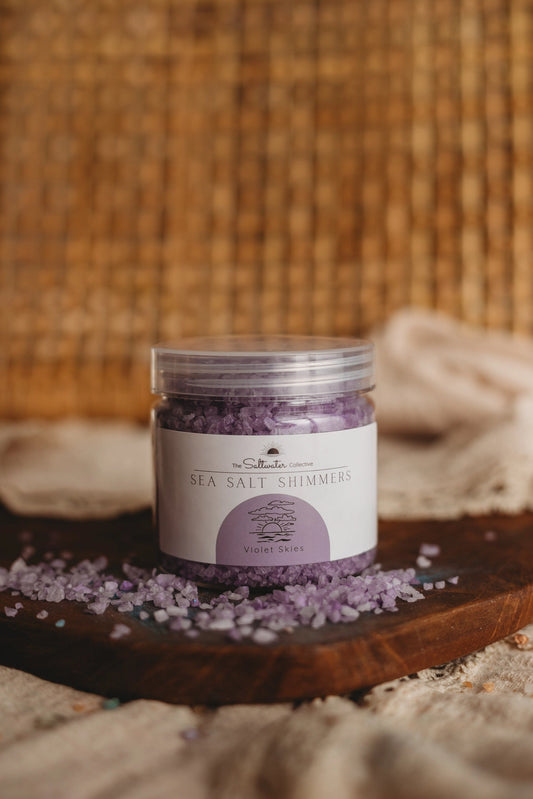 Potion Play Add Ons - Sea Salt Shimmers 200gms - Violet Skies